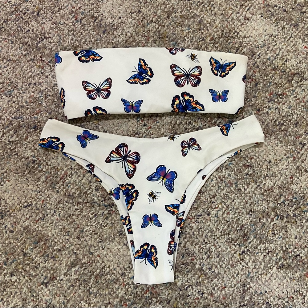 Shein Butterfly Bathing Suit